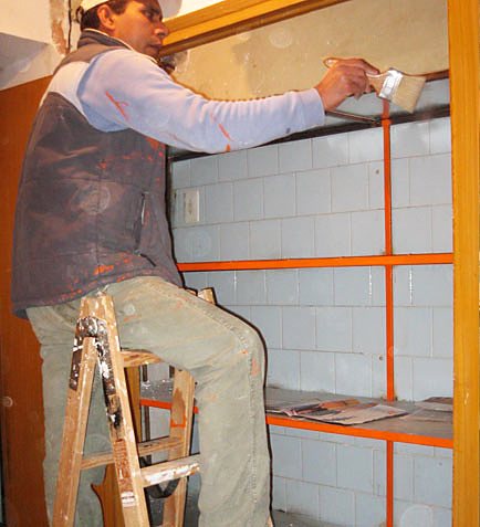 Trabajo de Roc pintor en Arbúcies